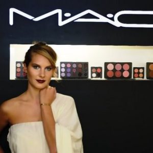 Brand Besties promo model poses at MAC Cosmetics