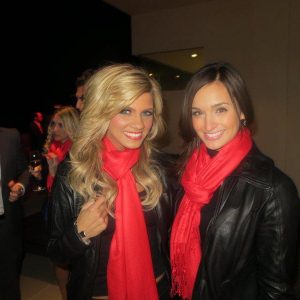 Brand Besties promo models pose at experiential marketing brand event