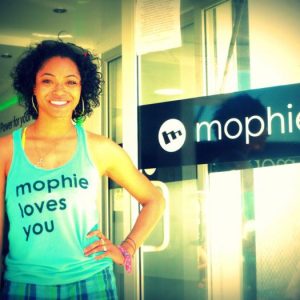 Brand Besties hired event staff talent for Mophie's brand experience