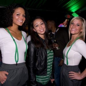 Corina Frankie, founder of Brand Besties, poses with Swagg festival staff
