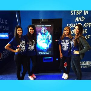 Brand Besties staffed Pepsi's experiential marketing campaign Out of the Blue